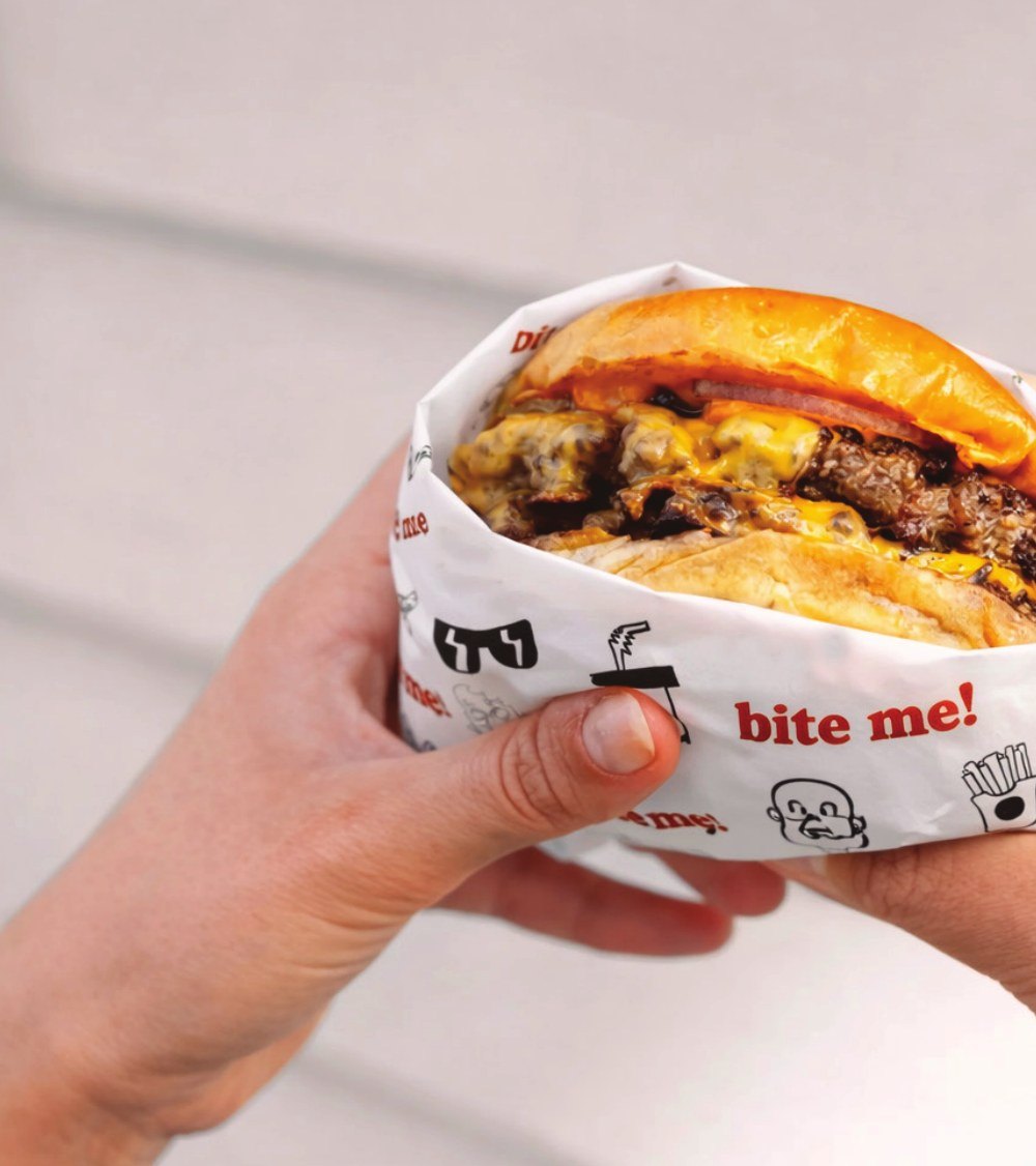 Smash burger u bite me! papiru